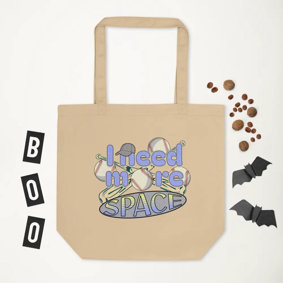 I Need More Space Baseball Strike Out in Style Tote Bag product image (5)