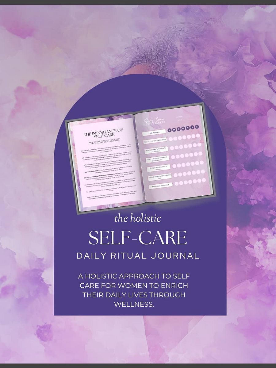 The Holistic 30 Day Self Care Ritual Journal (Digital, printable) product image (1)