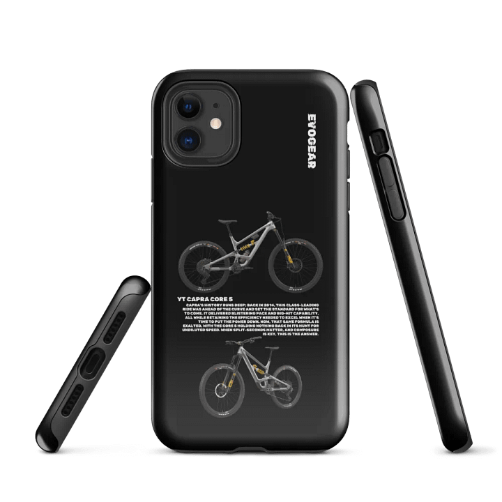 Black Capra Core 5 iPhone Case product image (1)