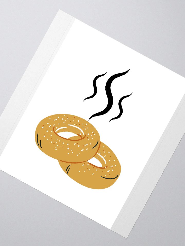 Roasted Bagel Stickers! product image (2)