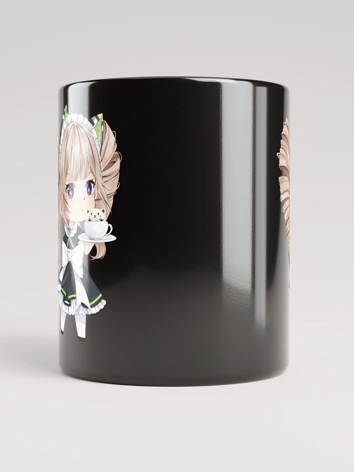 Black Glossy Mug - Shiro Maid (Tower of Fantasy) product image (2)