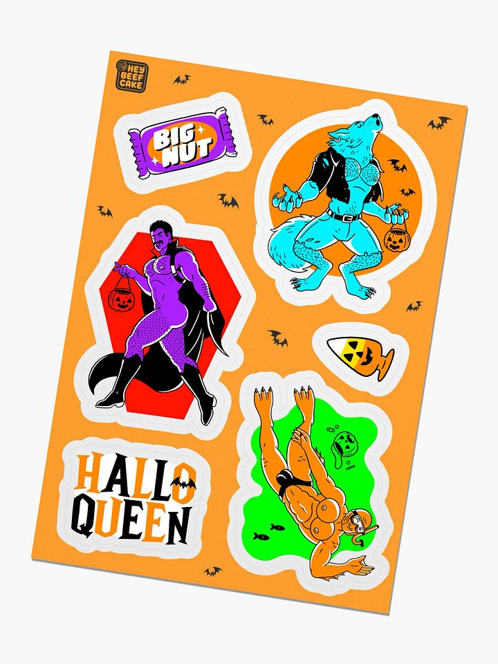 THICC or TREAT 2024 Sticker Sheet 2 product image (2)