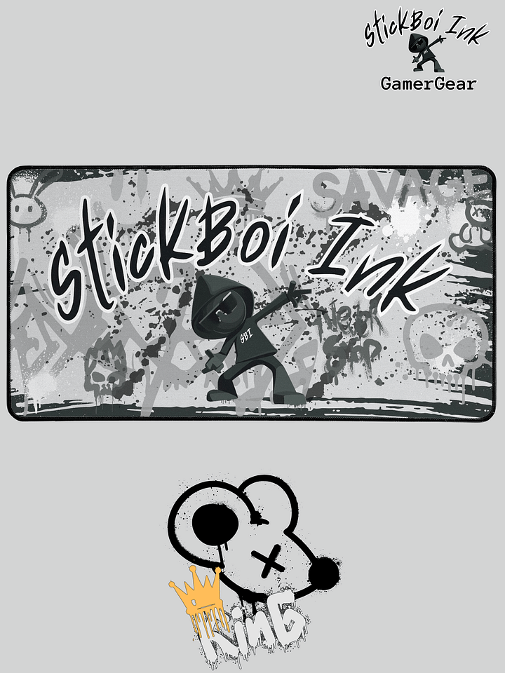 31 x 15in Gaming Mouse Pad - StickBoi Ink product image (1)