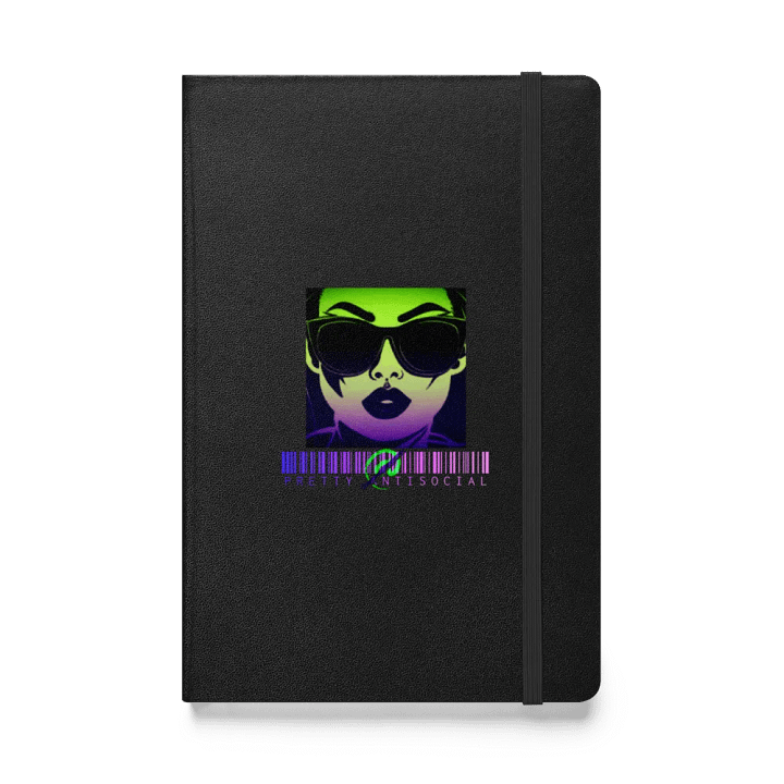 Pretty AntiSocial Logo Hardcover Notebook product image (1)