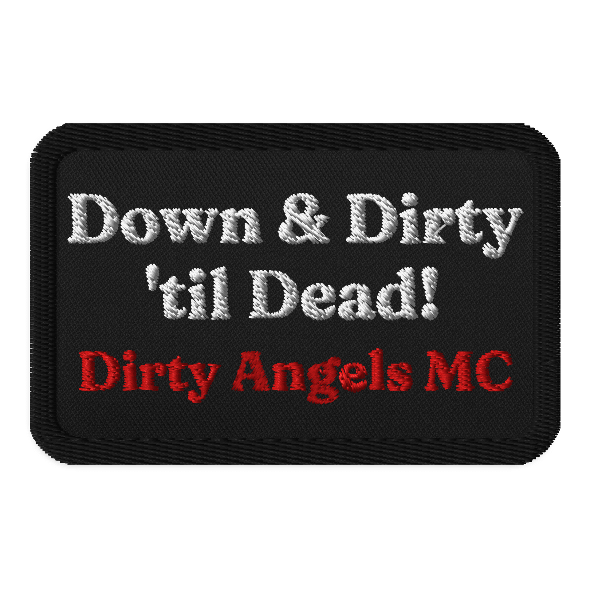 DAMC Motto Embroidered Patch product image (1)