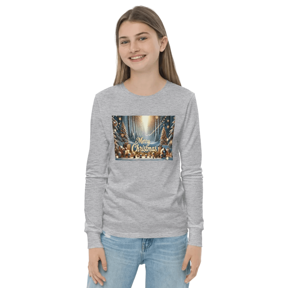 Festive Forest Youth Long Sleeve T-Shirt product image (2)