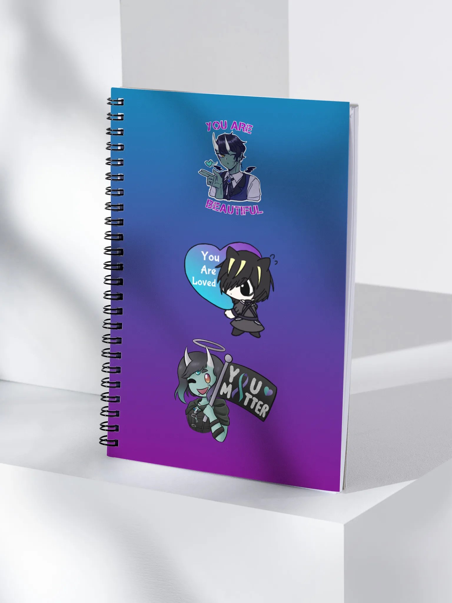 The Three Reminders Spiral Notebook product image (4)