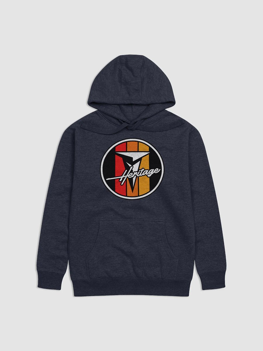 Retro Heritage Logo Hoodie Navy product image (1)