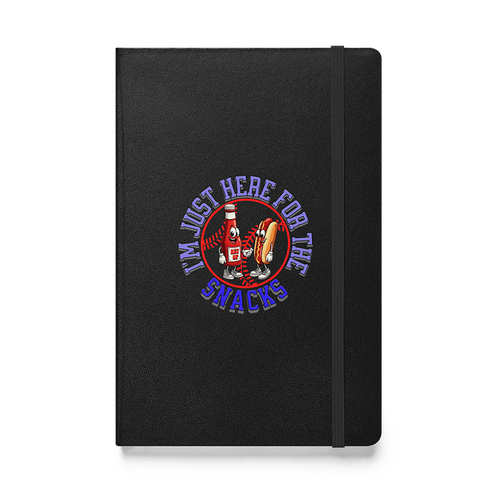 Im Just Here For The Snacks Baseball Buddies Hardcover Journal product image (1)