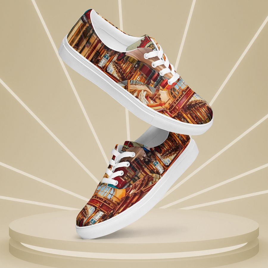 Leadenhall Market London All Over Print Canvas Shoes product image (4)