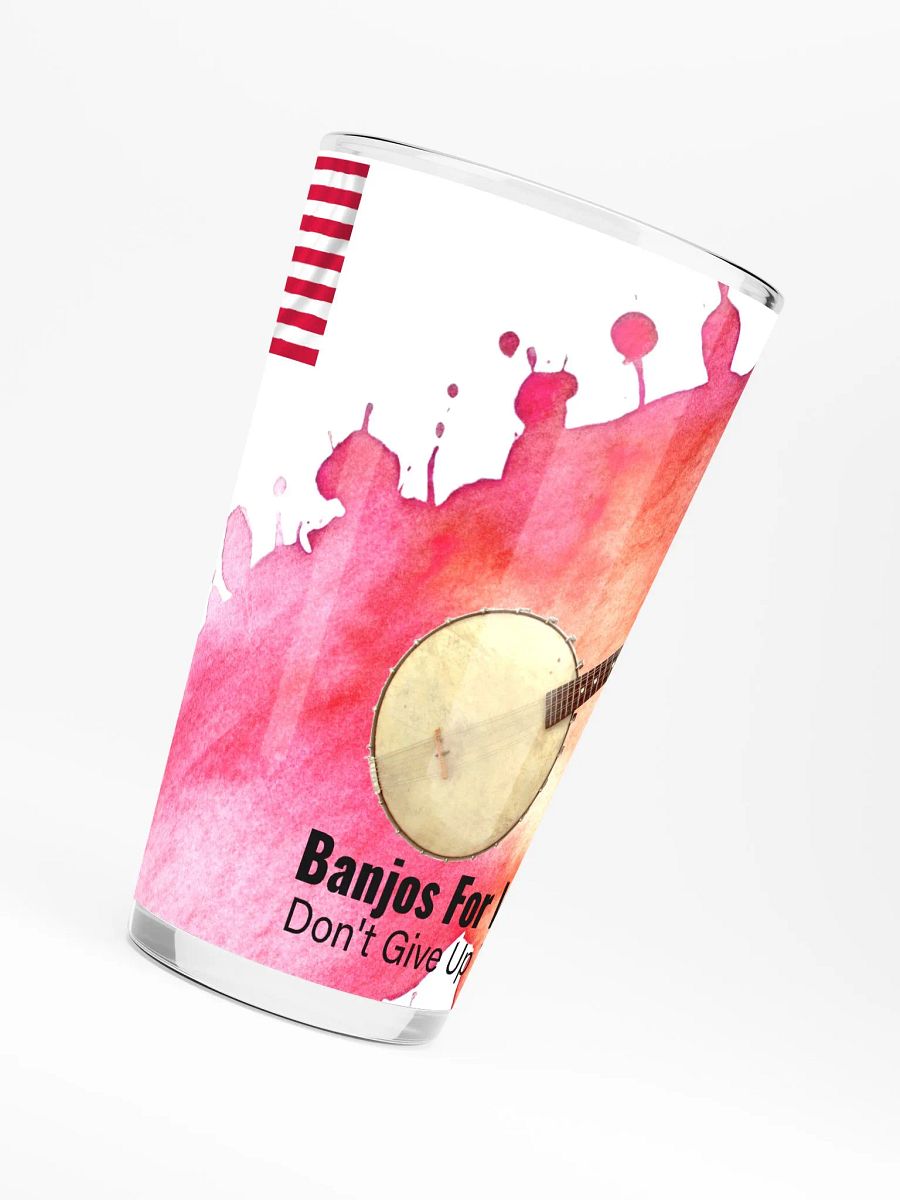 Banjos For Veterans (B4V) Artwork Shaker Pint Glass 16 oz product image (6)
