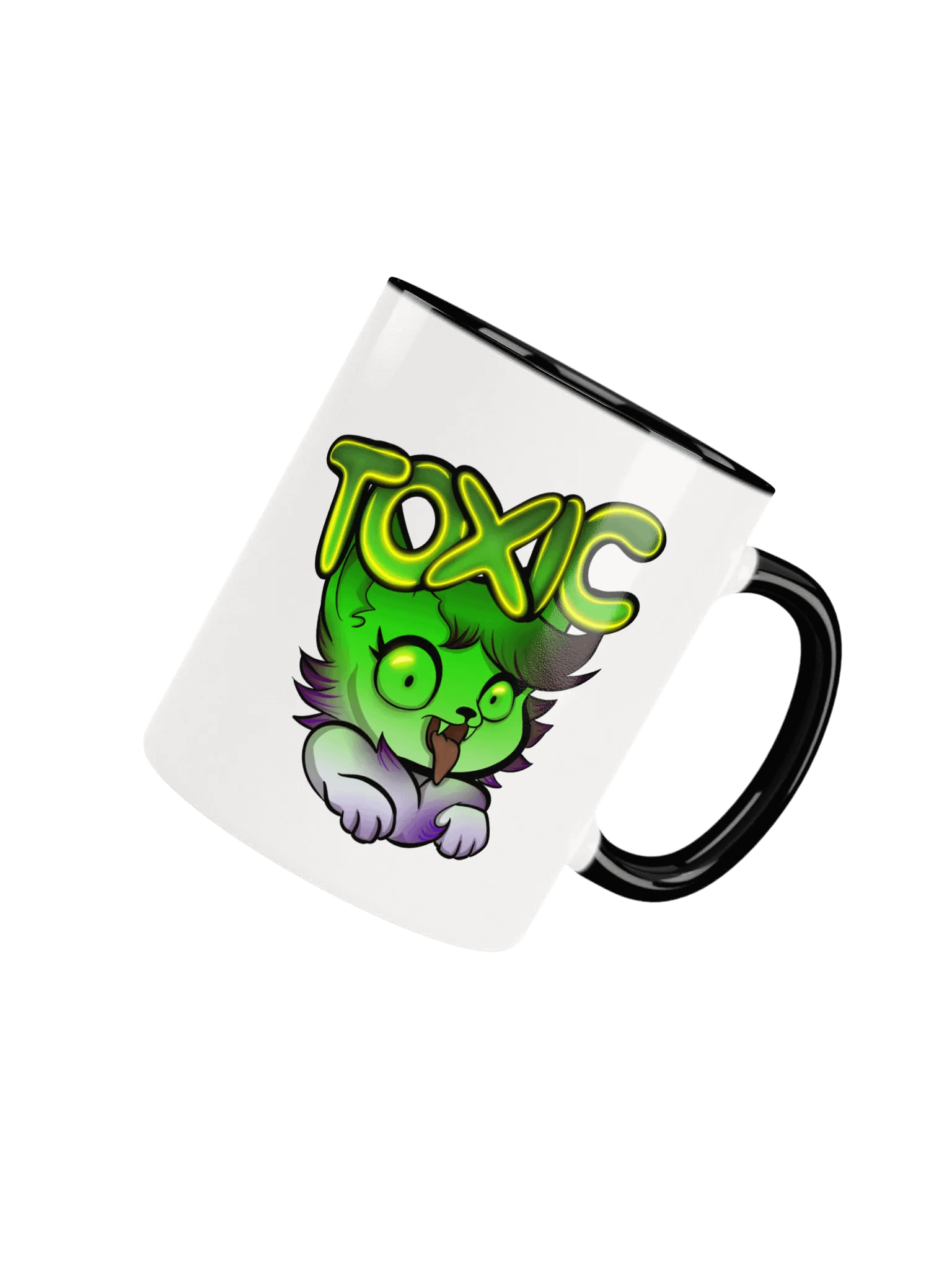 Neon Toxic Wolfy Ceramic Mug product image (52)