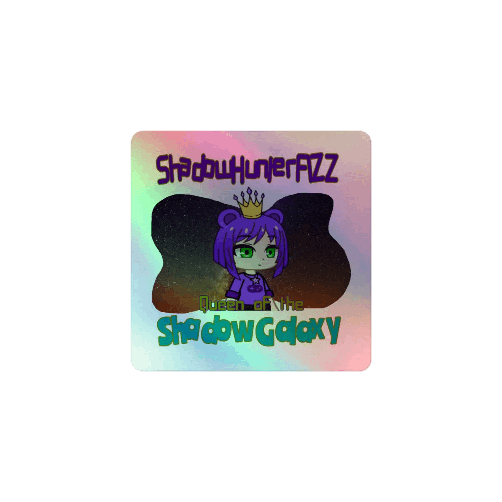 Queen Of The Shadow Galaxy Holographic Sticker product image (1)