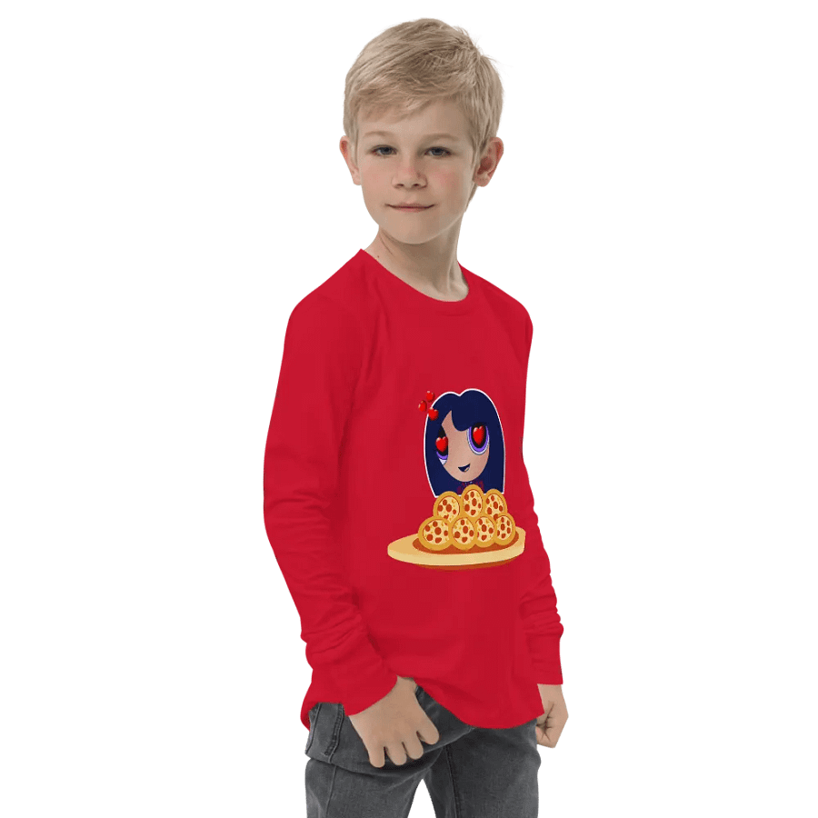 Youth Pizza Love Long Sleeve Top product image (4)