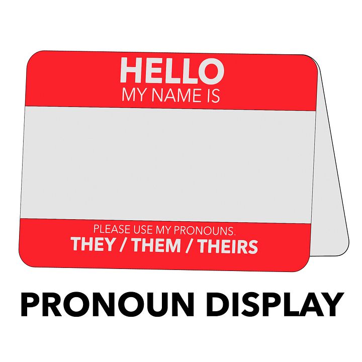 They / Them / Theirs Pronoun Display product image (1)