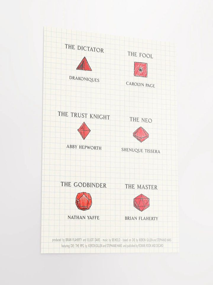The Paragons - DIE Poster product image (2)