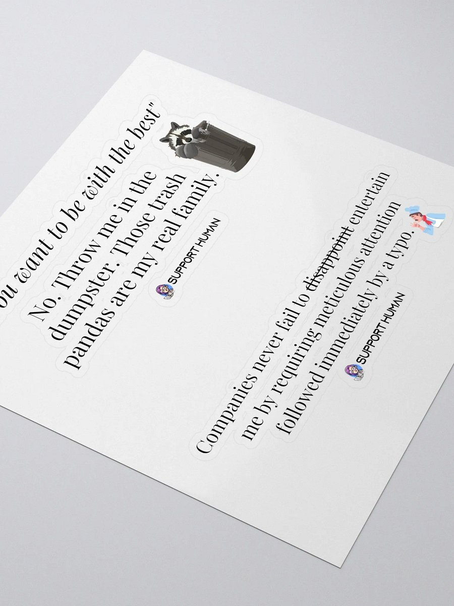 Best of BJB Stickers: Disappointing Dumpsters product image (3)