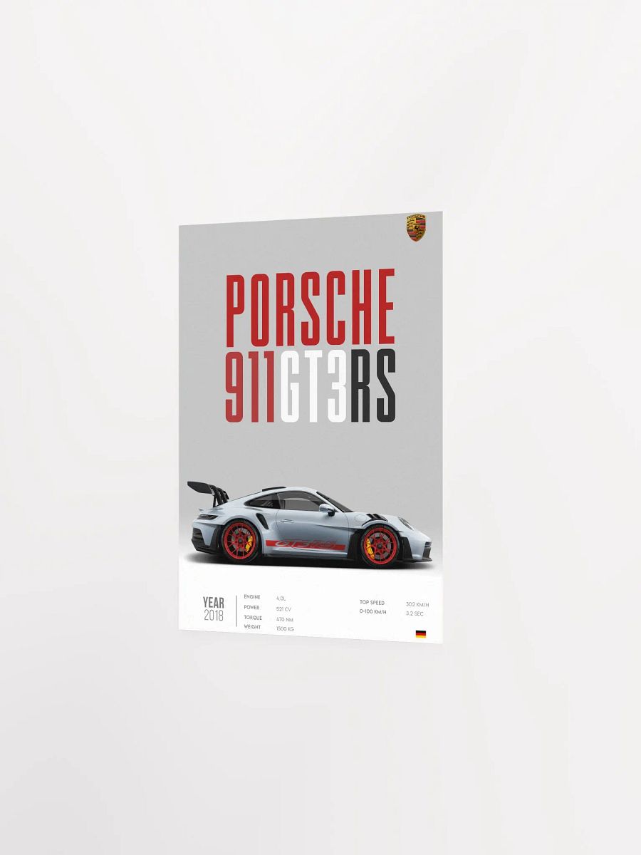 Porsche 911 GT3 RS Poster, Porsche 992 GT3 RS Print, Car Print, Car Wall Art, Car Poster, Boys Room Decor - Race Car Poster product image (7)