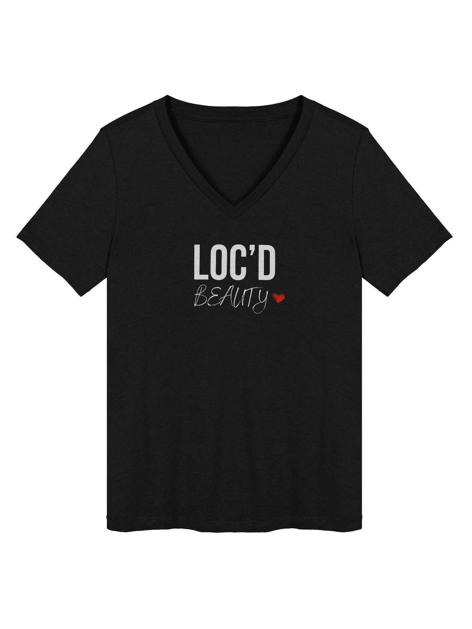 Loc'd Beauty V-Neck Tee product image (1)