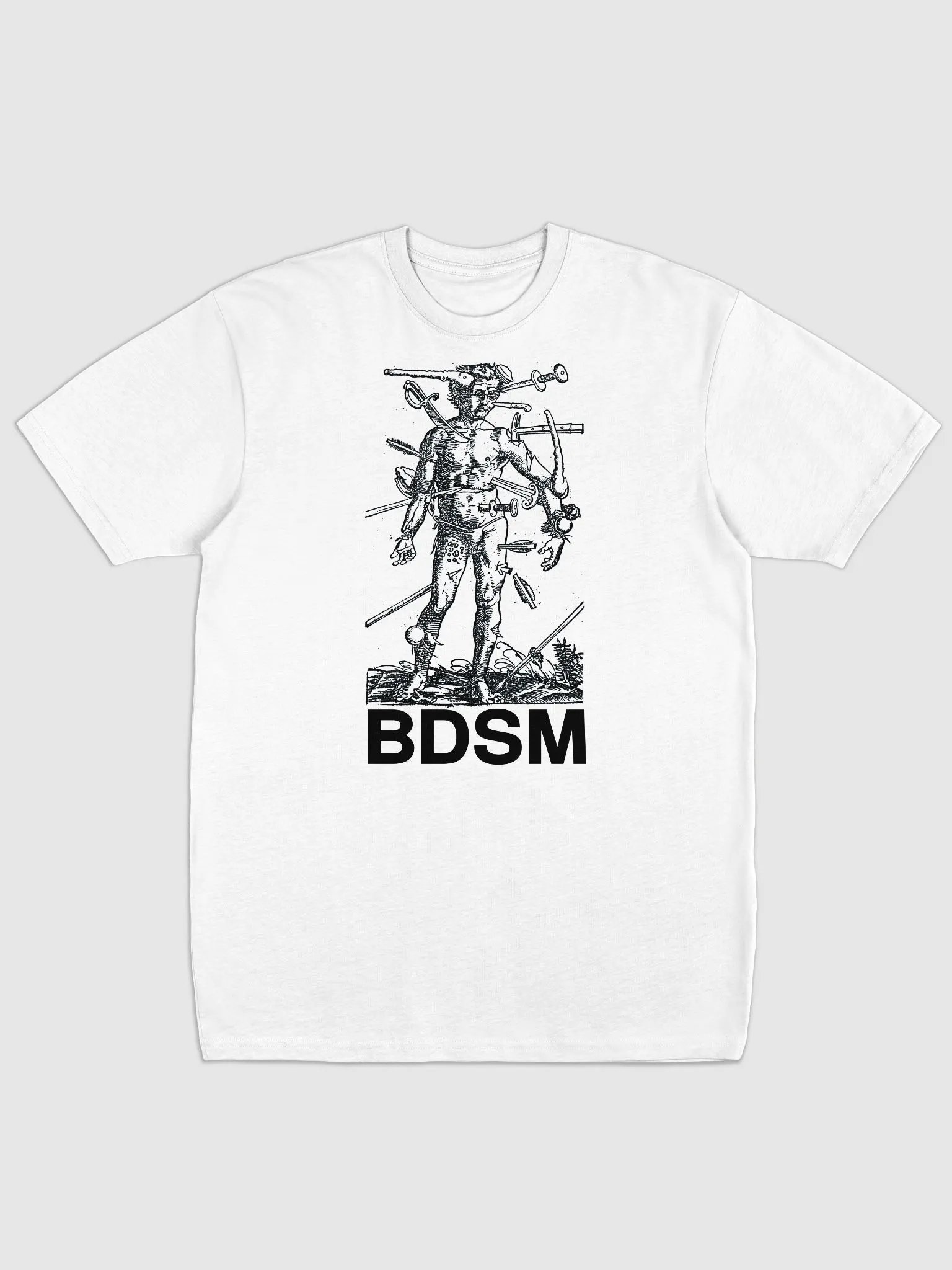 BDSM White - T-Shirt product image (1)