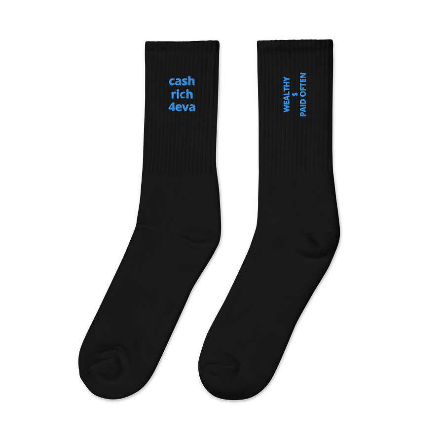 BLUE DIAMOND $ PAID OFTEN Crew Socks product image (8)