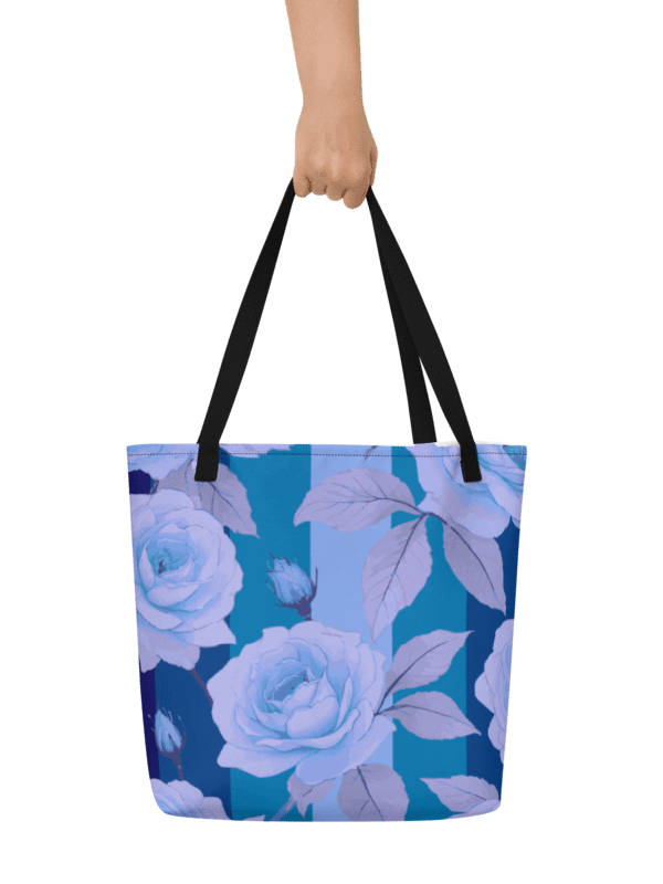 Blossoms Floral Tote With Pocket Bag #728 product image (1)