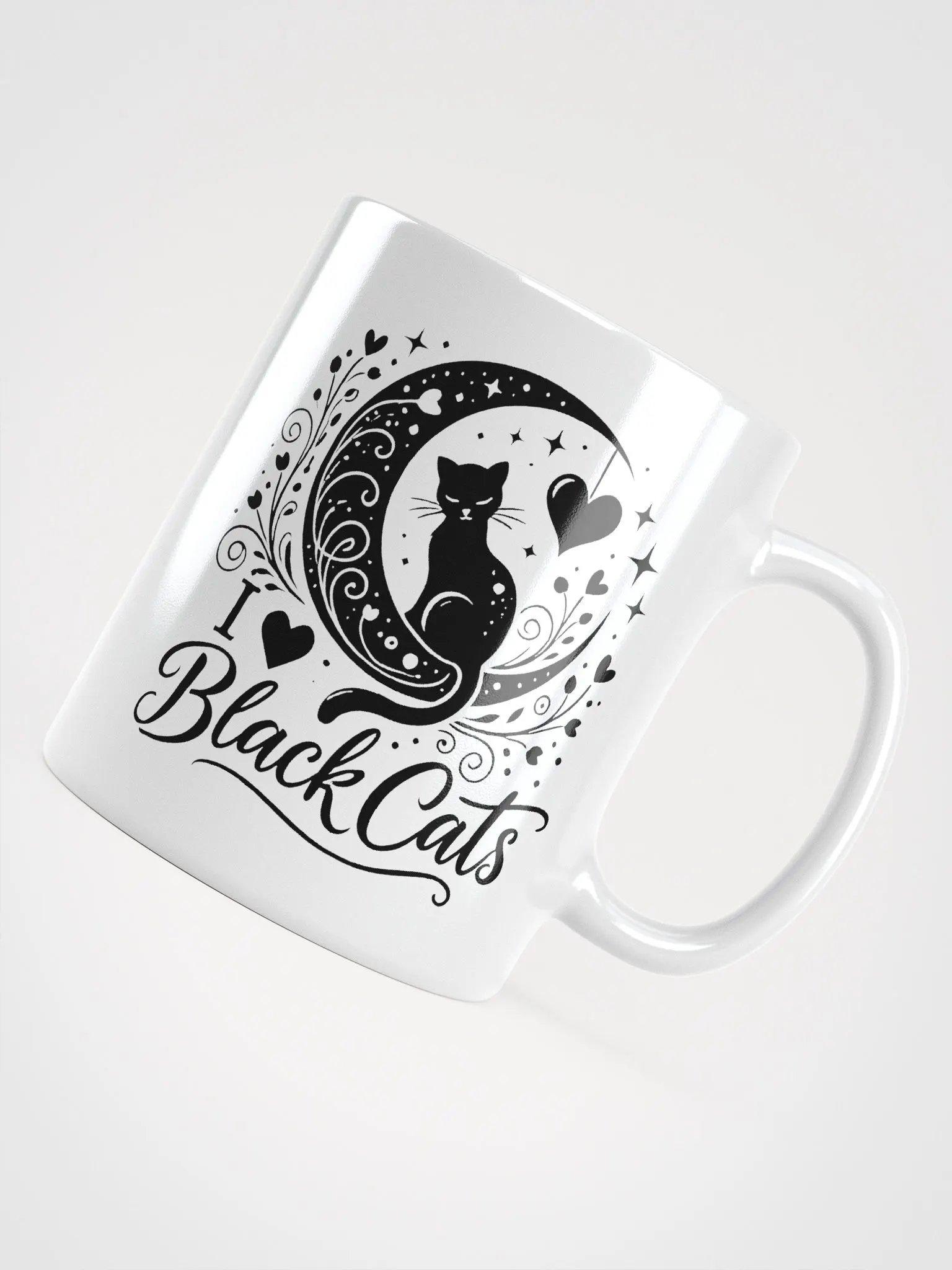 I Love Black Cats Mug product image (11)