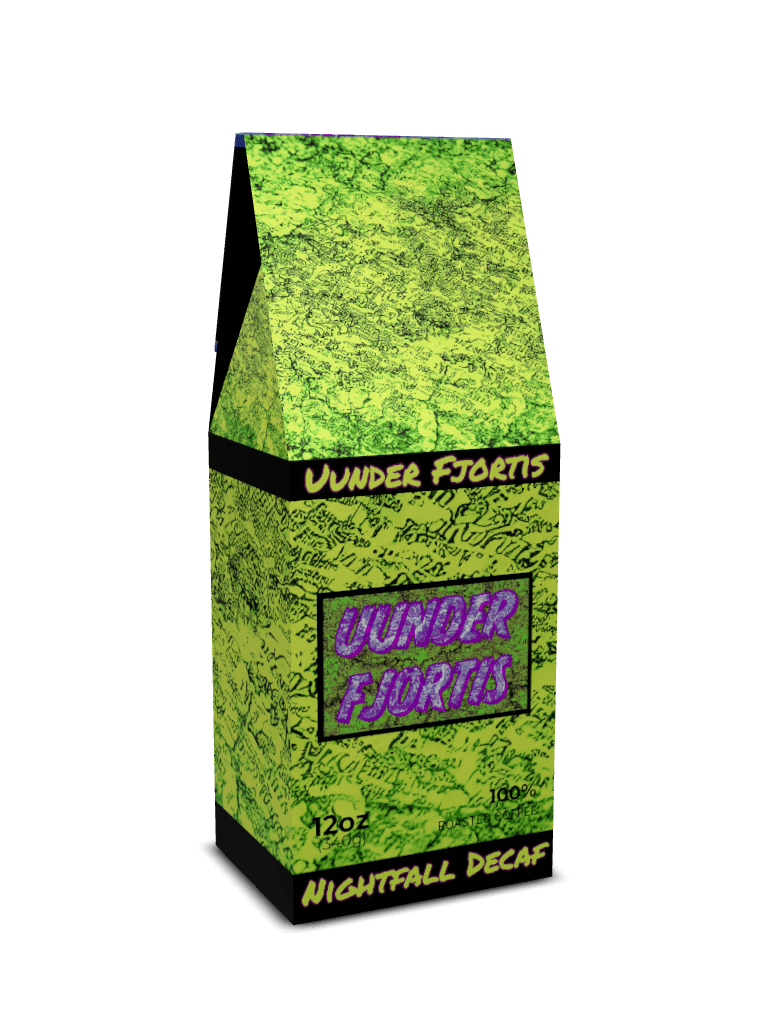Uunder Fjortis "nightfall decaf" coffee product image (1)