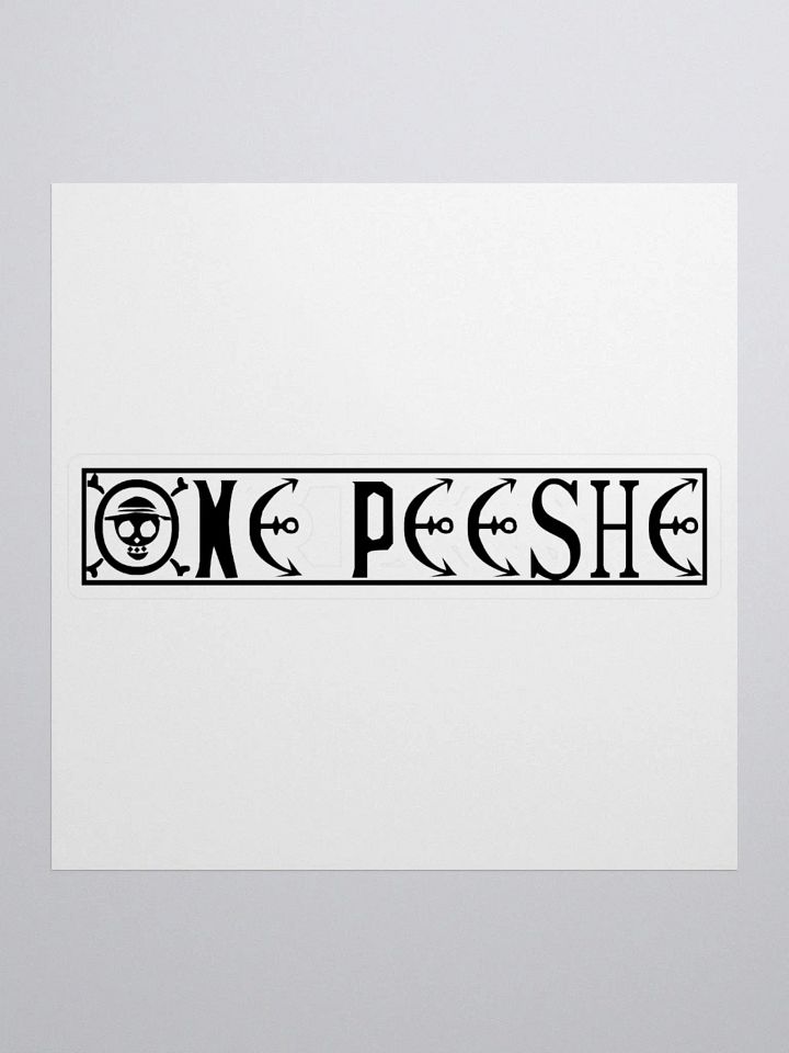 ONE PEESHE Sticker product image (1)