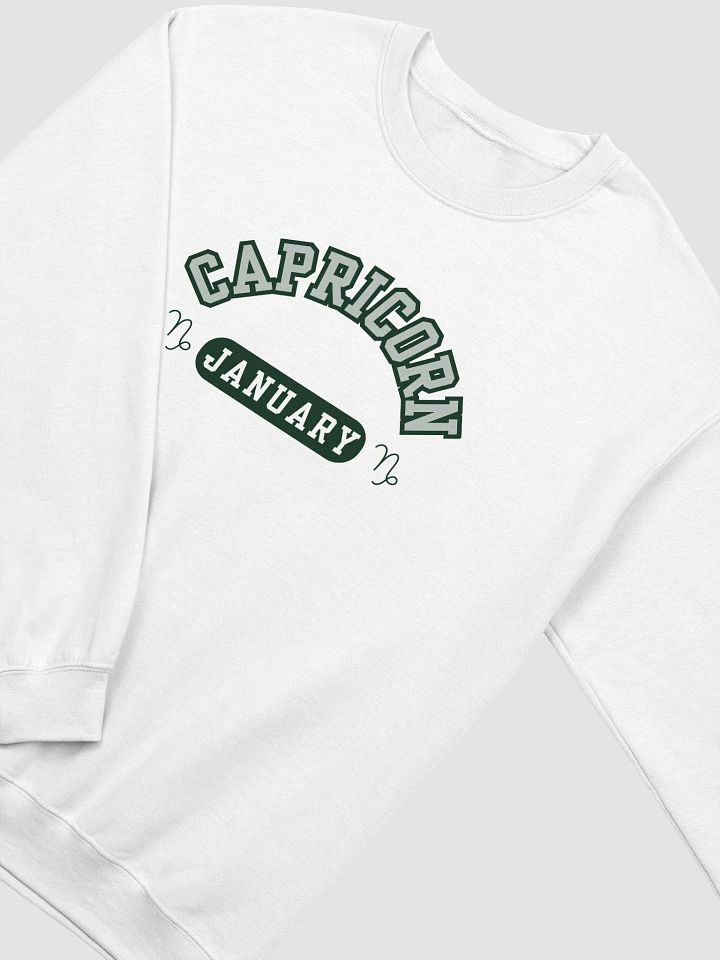 Capricorn January Zodiac Sign Sweatshirt product image (1)