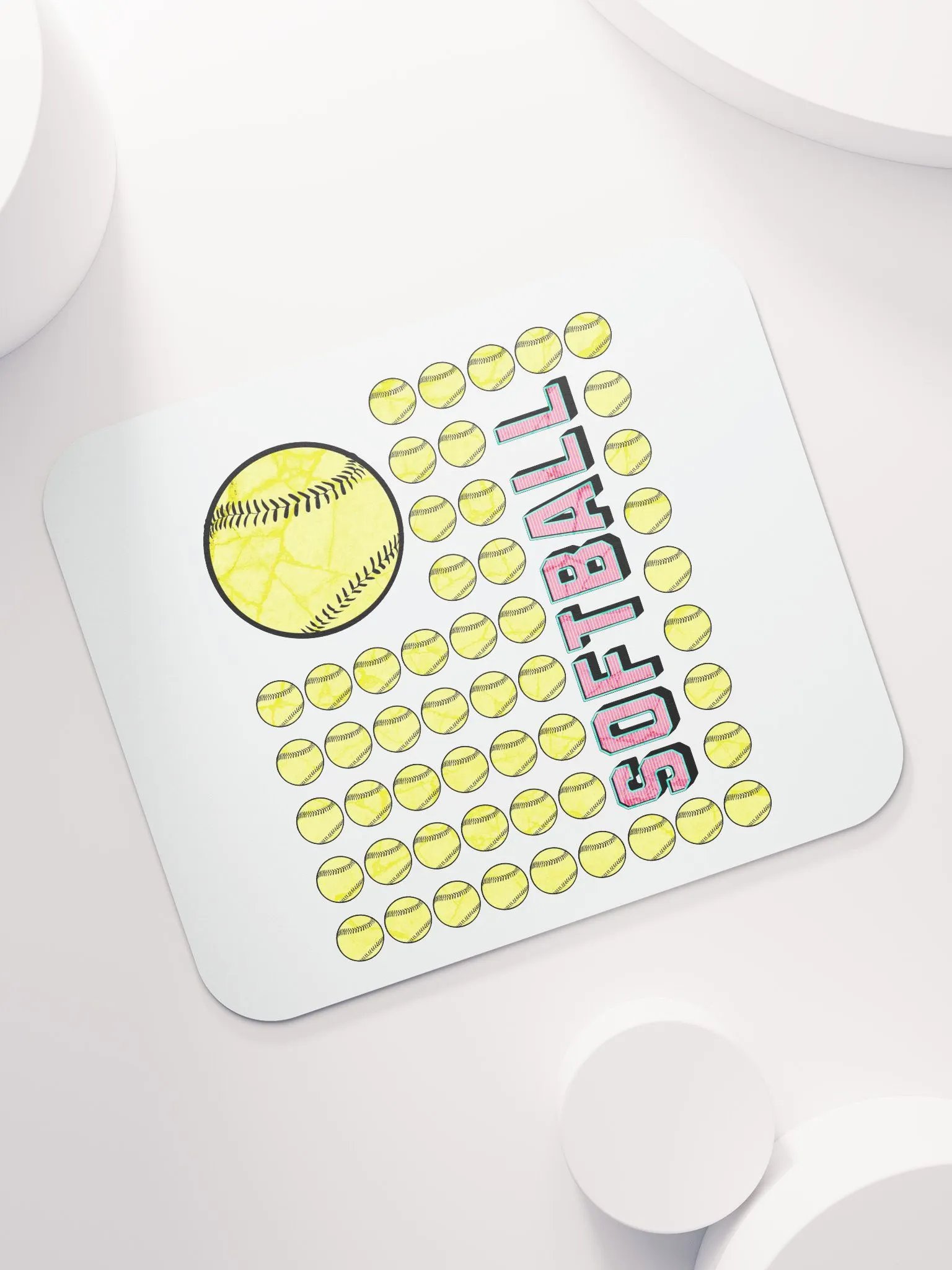 US Flag Softball Mosaic Mouse Pad product image (5)