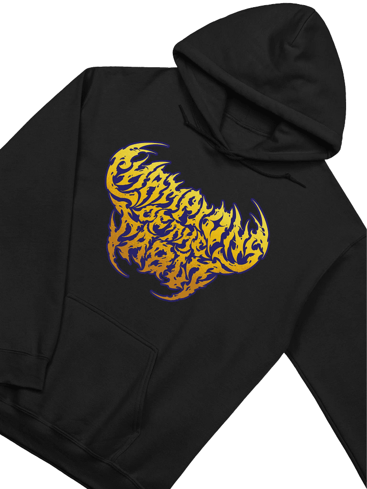 Champions of The Table - Full Black Metal Logo Hoodie product image (2)