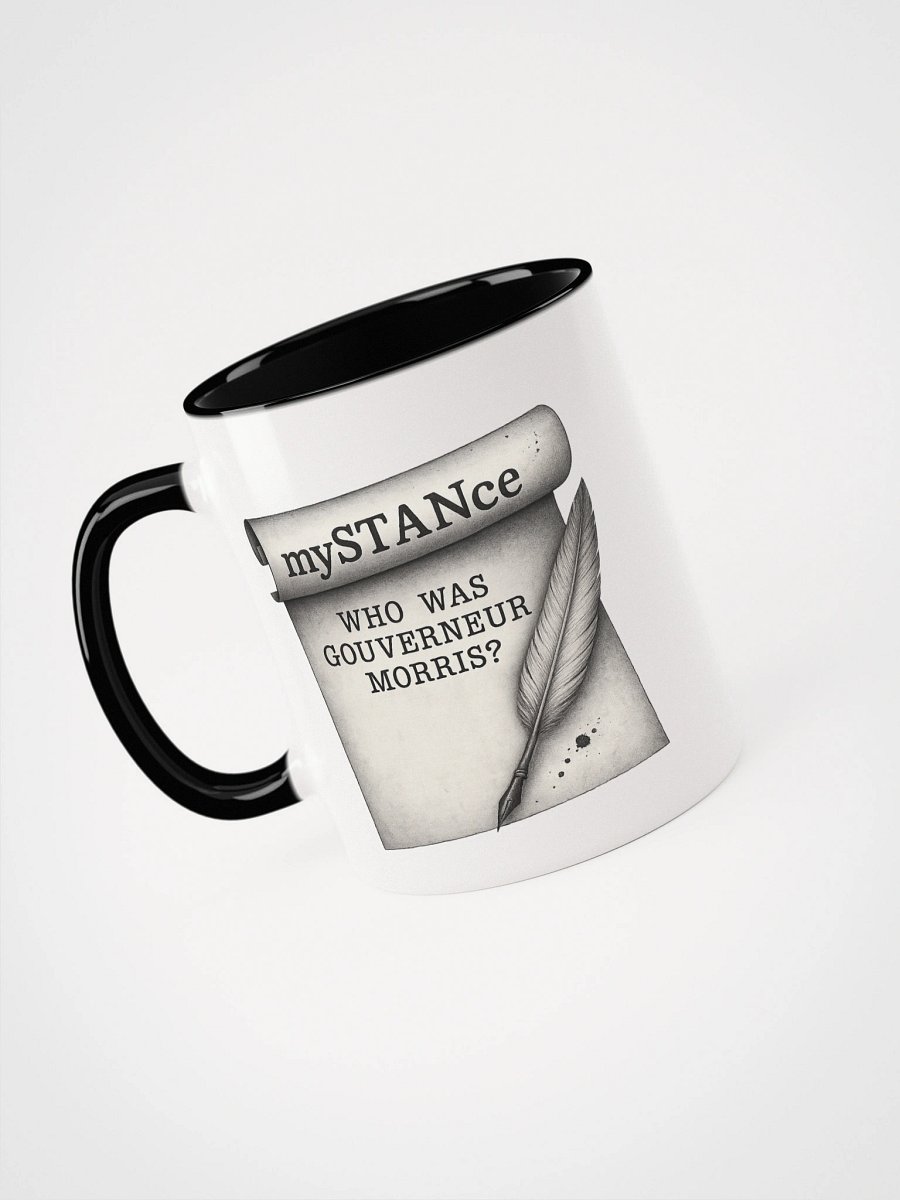 Gouverneur Morris Scroll Ceramic Mug product image (6)