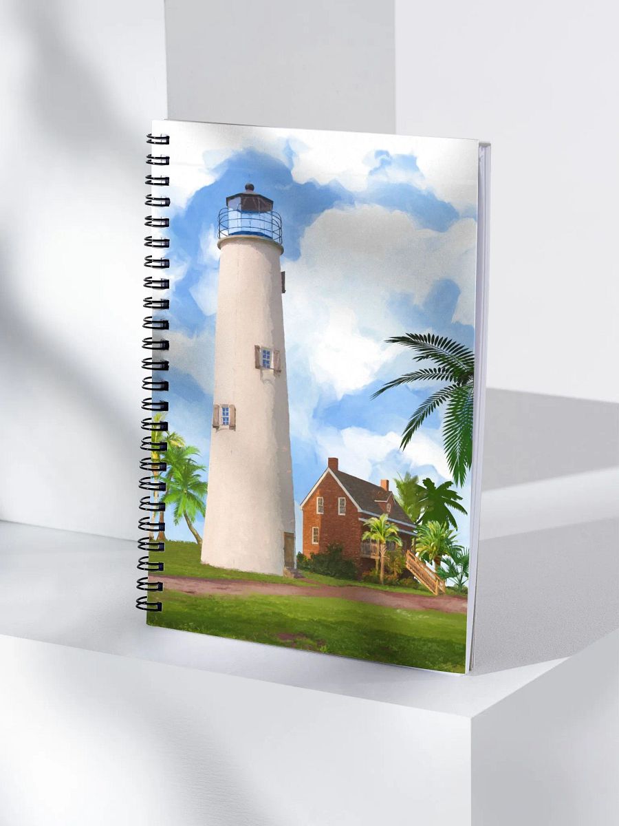 St. George Island Lighthouse – Florida Spiral Notebook product image (4)