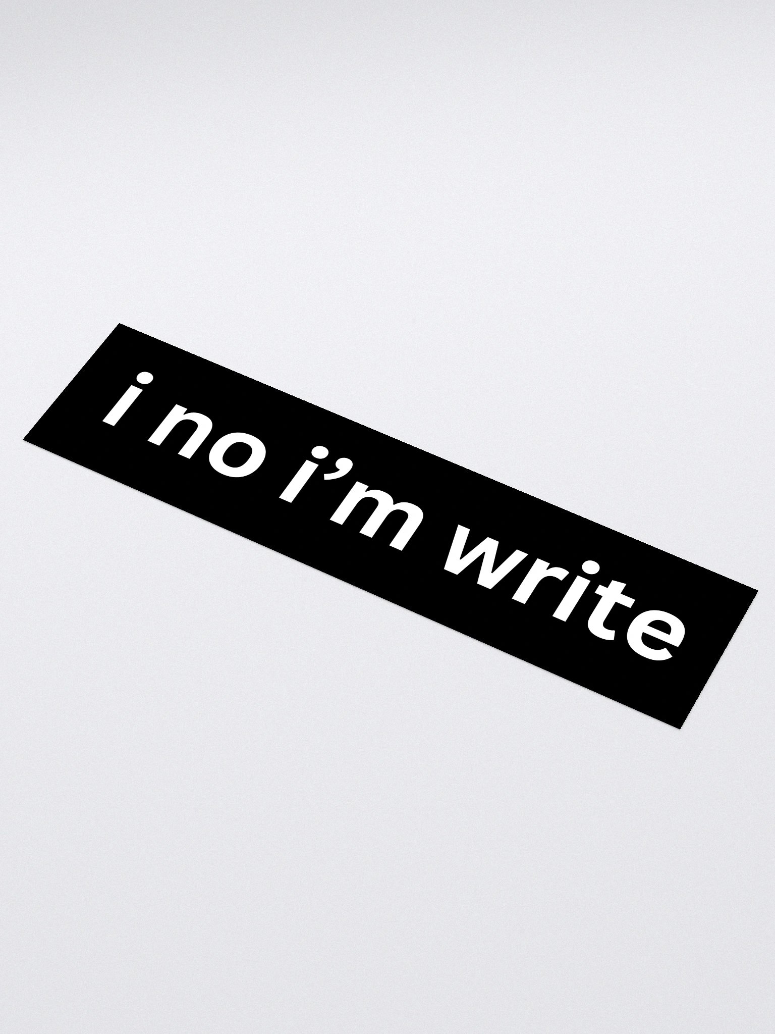 i no i'm write sticker product image (1)