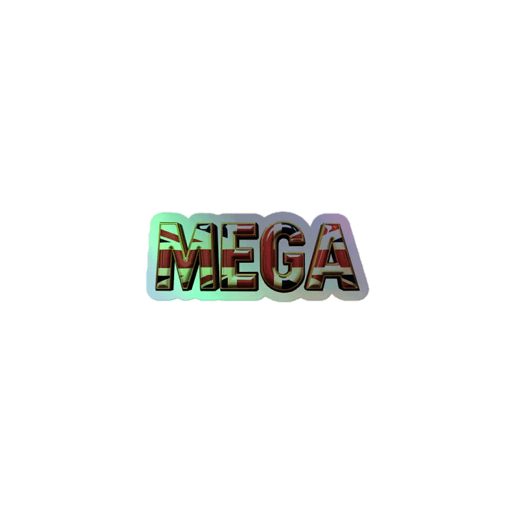 Union Jack 'MEGA' Holographic Sticker Sheet product image (2)