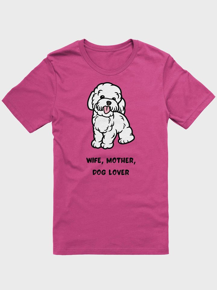 Wife Mother Dog Lover Cartoon T-Shirt product image (2)
