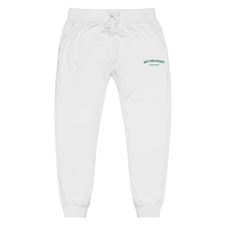 Self Care Society Côte d'Azur Embroidered Joggers product image (1)