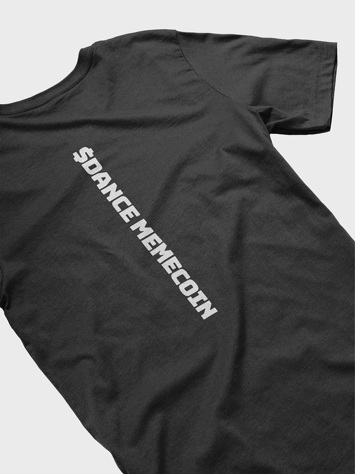 DANCE MEMECOIN - CLUB LINE - PREMIUM TEE - BLACK product image (1)