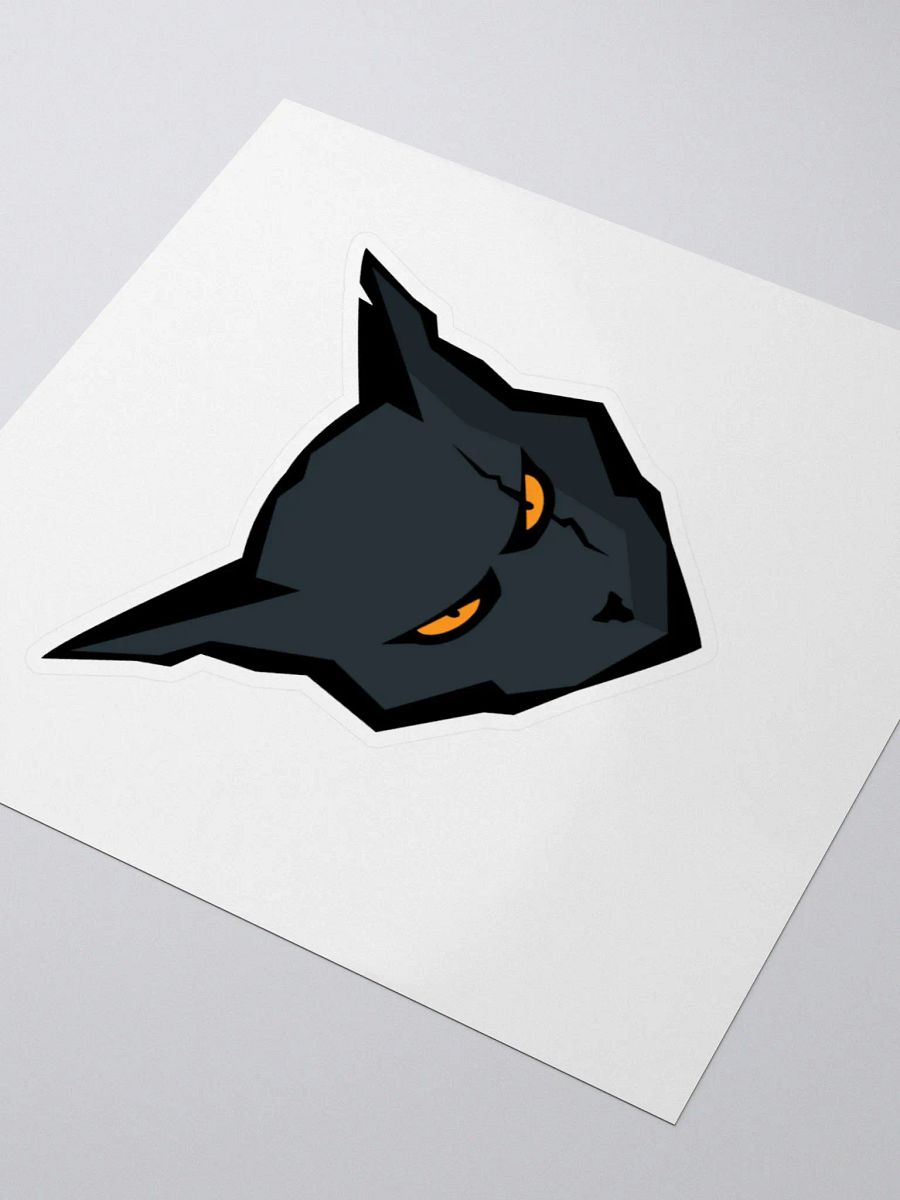 Couch Cat Logo Sticker 3x3 product image (3)