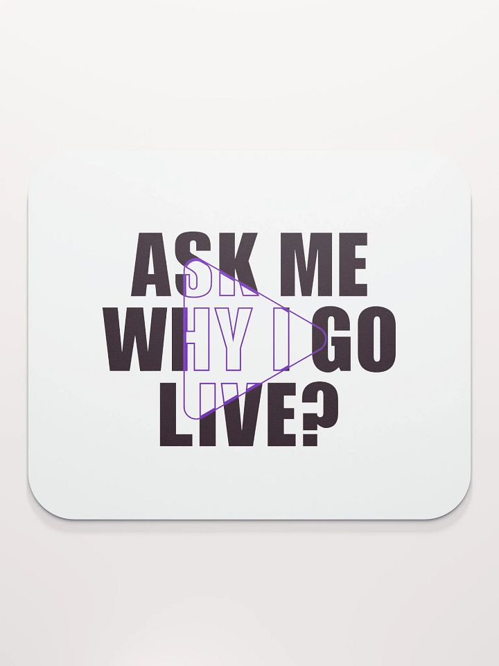 Ask Me Mouse Pad product image (2)