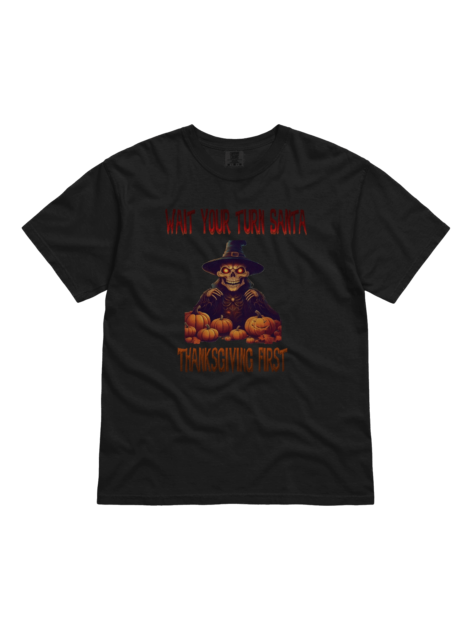 Witchy Skeleton Thanksgiving T-Shirt product image (4)