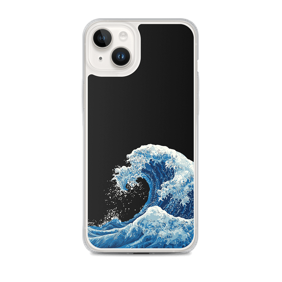 Wave iPhone Clear Case product image (1)