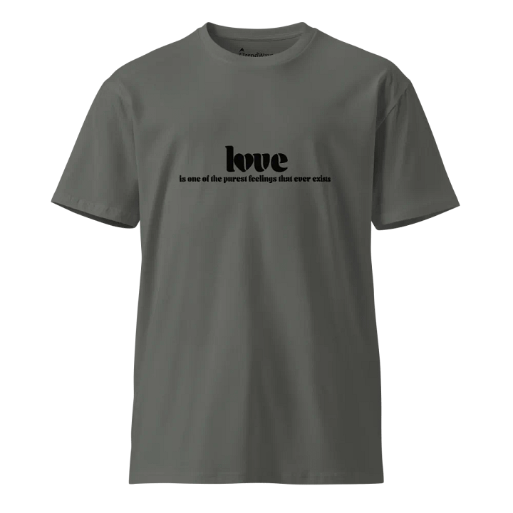 Pure Love as couler unisex premium t-shirt ( black version ) product image (1)