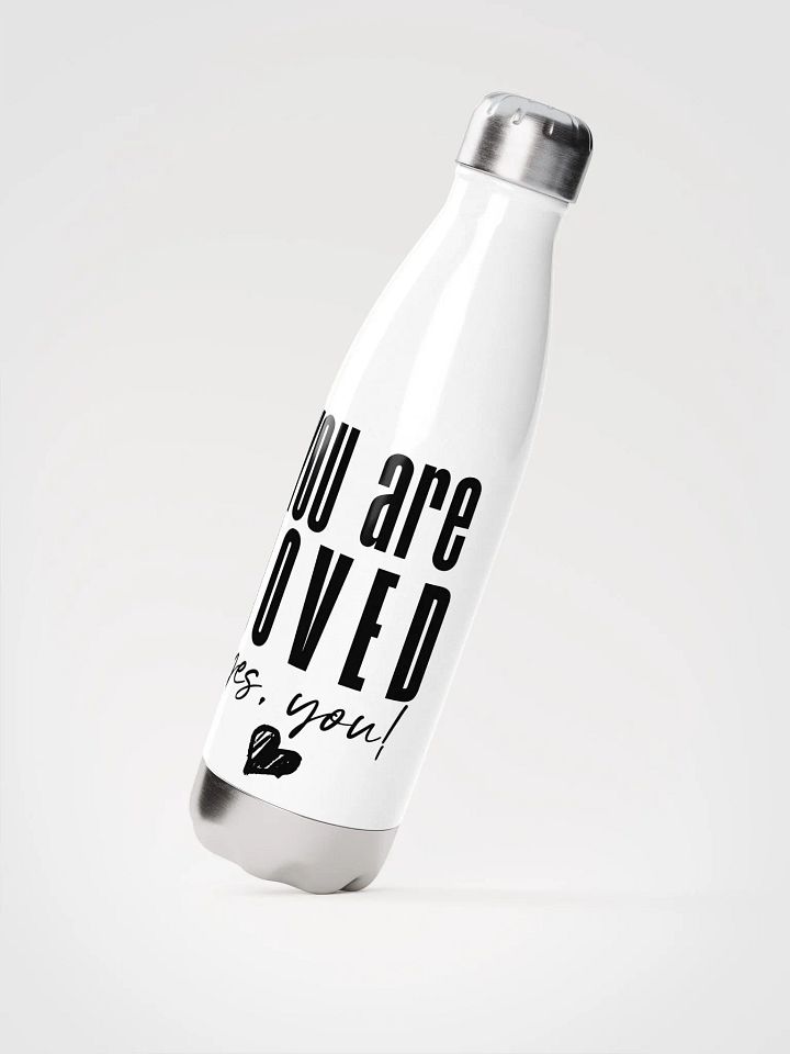 You are Loved Stainless Steel Bottle - white product image (2)