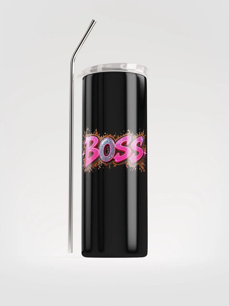 BOSS Glitter Stainless Steel Tumbler