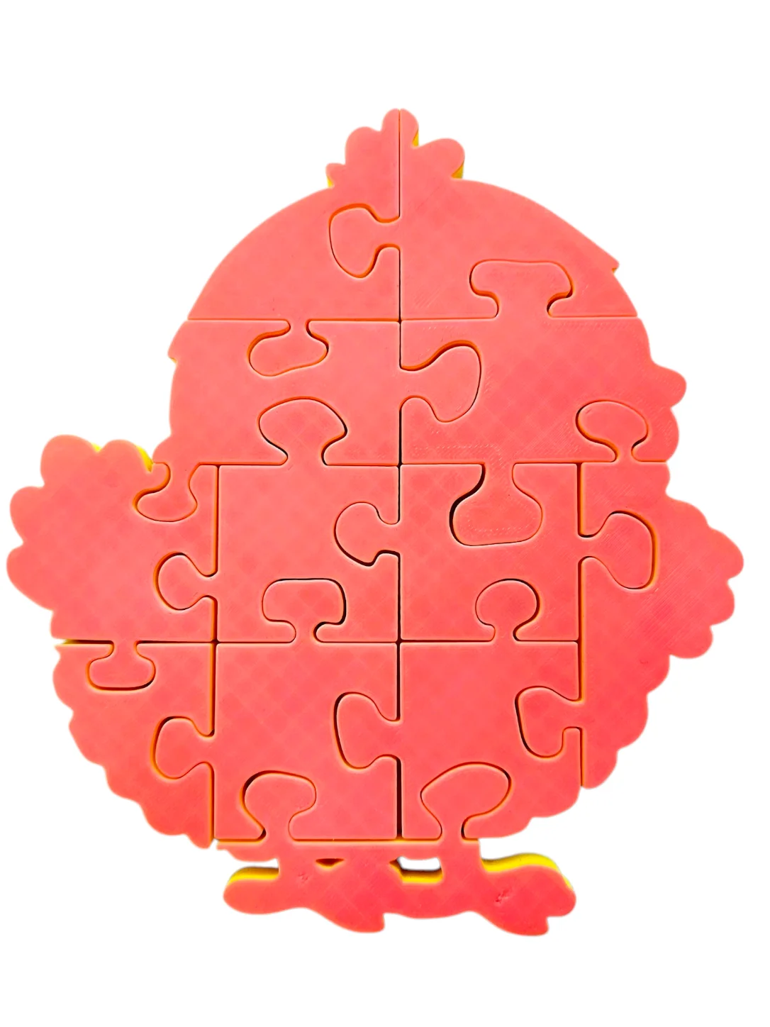 Chick 3D Printed Jigsaw Puzzle – A Peeping Fun Challenge for Kids! product image (3)