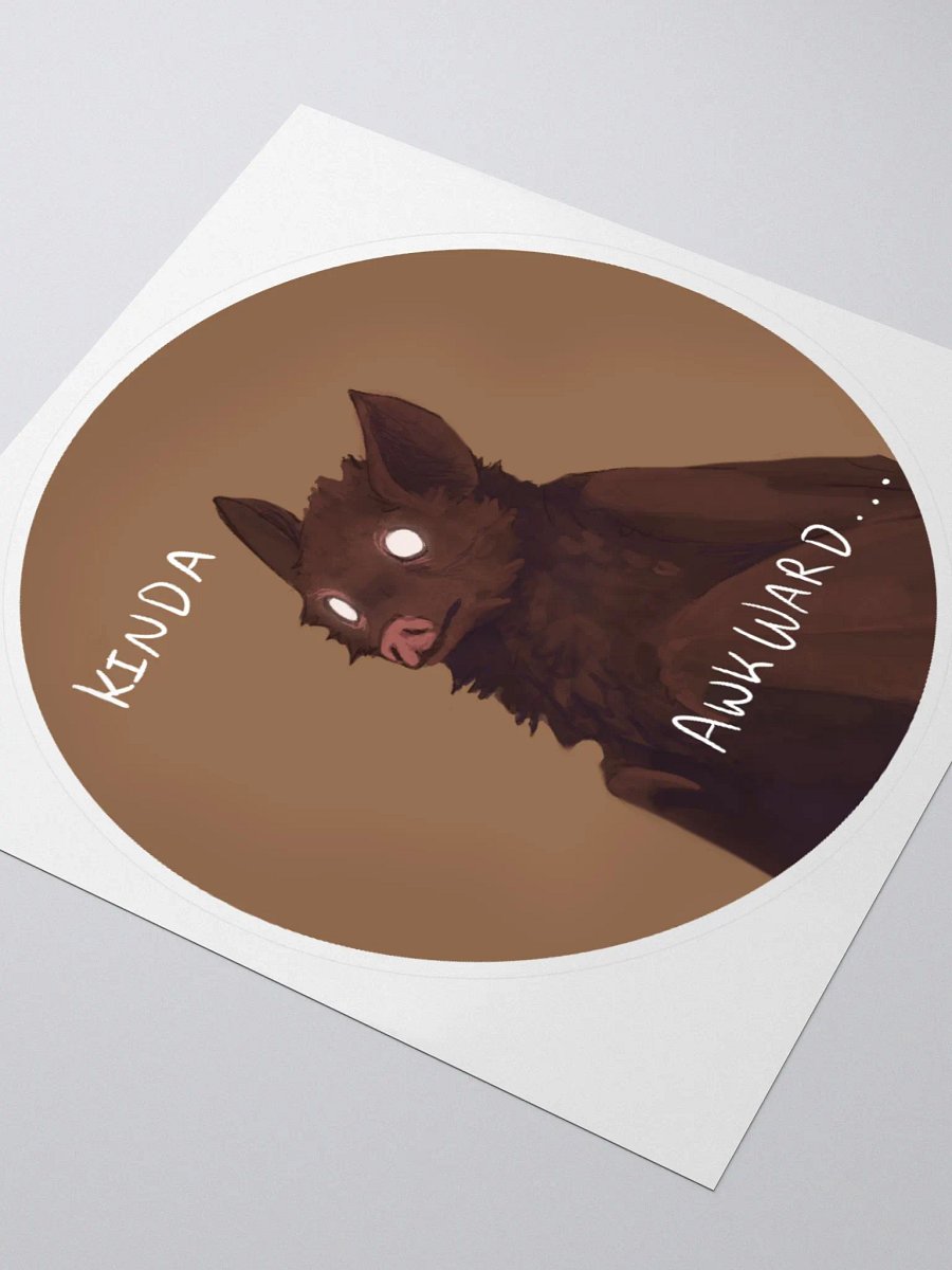 Kinda Awkward Bat Sticker product image (9)