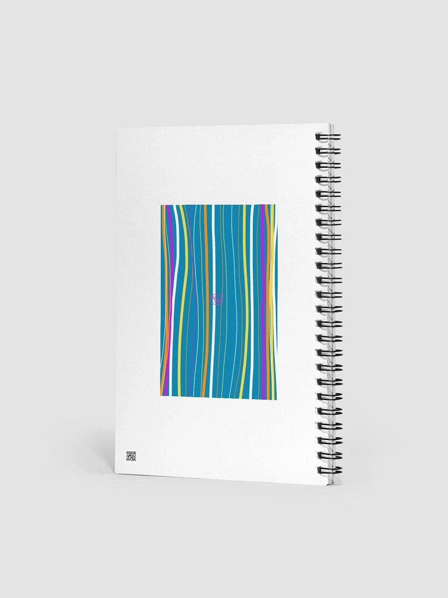 Spiral Notebook (lines artwork) product image (2)
