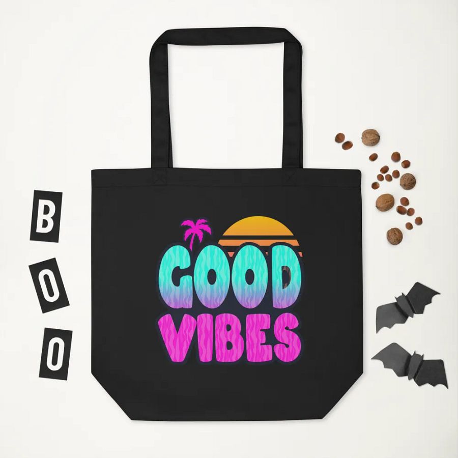 GOOD VIBES Eco-Friendly Tote Bag product image (11)
